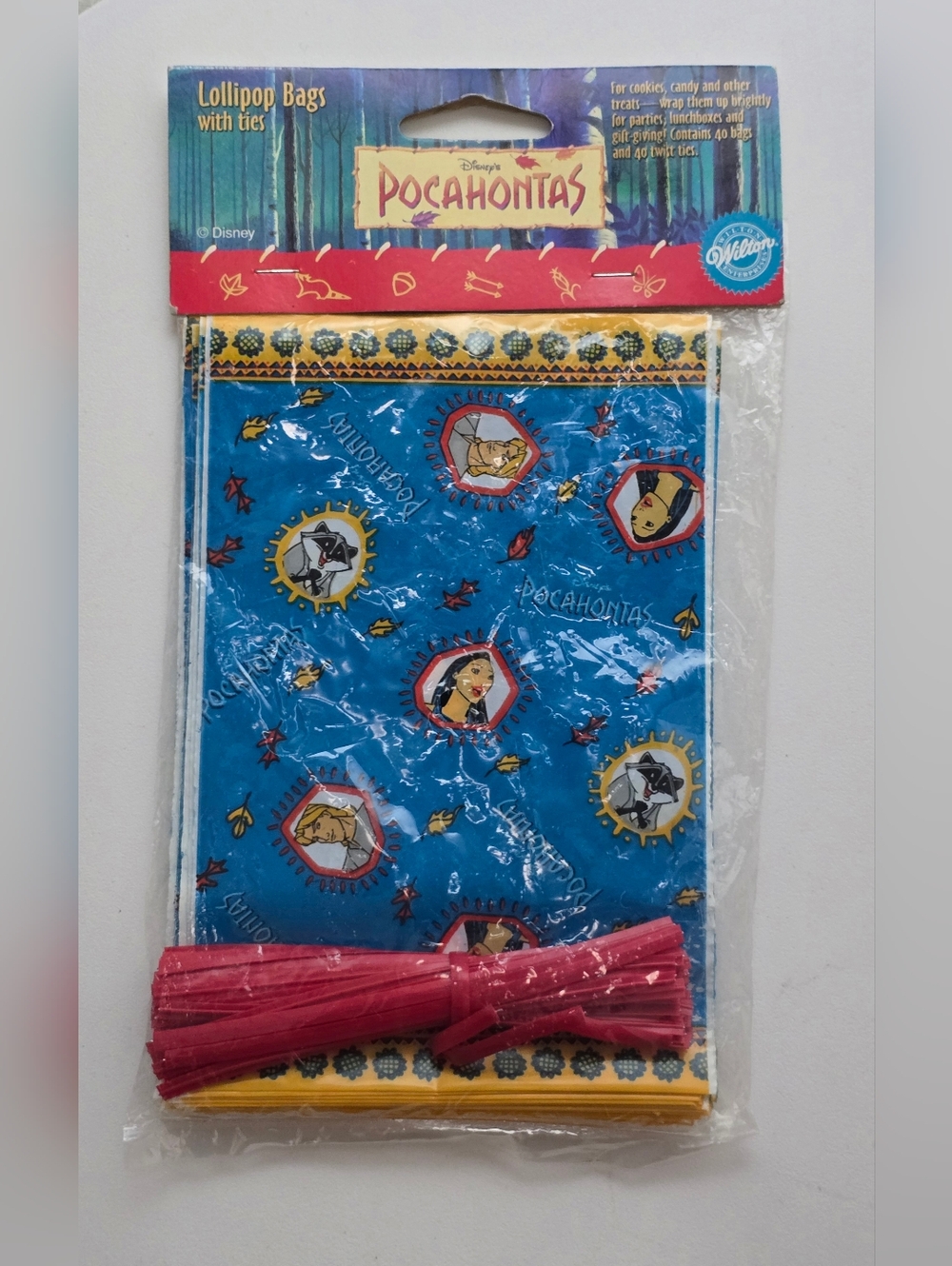 Vintage Disney Pocahontas -Wilson Lollipop Bags Birthday Party [ Read Details ]